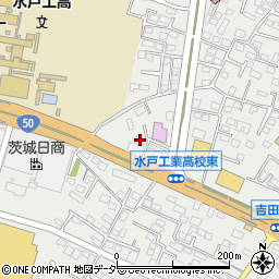 茨城県水戸市元吉田町1317周辺の地図