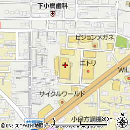 ホームセンターセキチュー高崎店周辺の地図