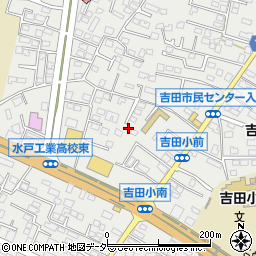 茨城県水戸市元吉田町1329-6周辺の地図