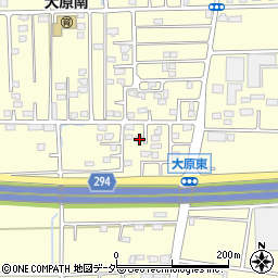 群馬県太田市大原町95周辺の地図