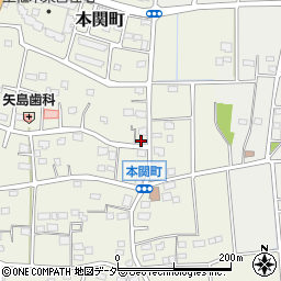 群馬県伊勢崎市本関町1189周辺の地図