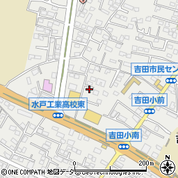 茨城県水戸市元吉田町1425-6周辺の地図