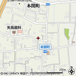 群馬県伊勢崎市本関町1186周辺の地図