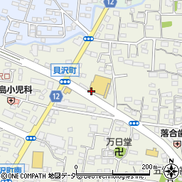 ワンダーレックス　高崎店周辺の地図