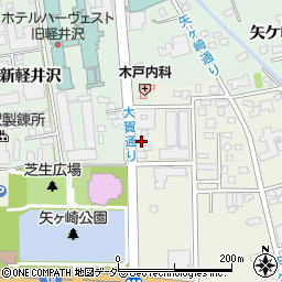 長野県北佐久郡軽井沢町軽井沢東43-12周辺の地図