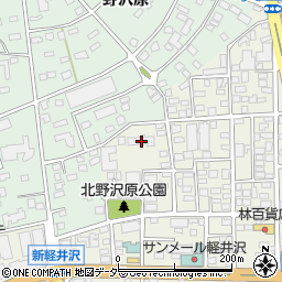 長野県北佐久郡軽井沢町軽井沢東126周辺の地図