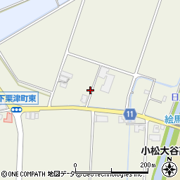 石川県小松市下粟津町に周辺の地図