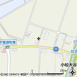石川県小松市下粟津町（に）周辺の地図