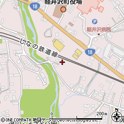 長野県北佐久郡軽井沢町長倉前沢2404-12周辺の地図