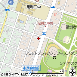 栃木県足利市西砂原後町1717周辺の地図