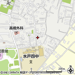 茨城県水戸市元吉田町2040-8周辺の地図