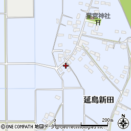 栃木県小山市延島新田651周辺の地図