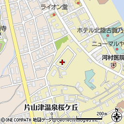 石川県加賀市片山津温泉子周辺の地図