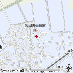 石川県小松市矢田町ロ周辺の地図