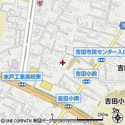 茨城県水戸市元吉田町1329-7周辺の地図