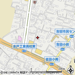 茨城県水戸市元吉田町1328-18周辺の地図