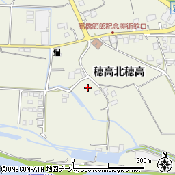 長野県安曇野市穂高北穂高1415-1周辺の地図