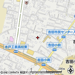 茨城県水戸市元吉田町1329-8周辺の地図