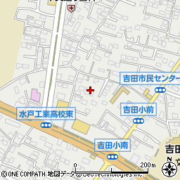 茨城県水戸市元吉田町1328-3周辺の地図