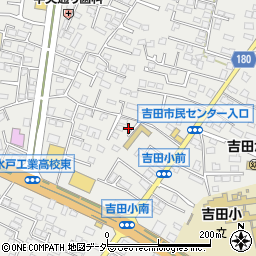 茨城県水戸市元吉田町1417周辺の地図