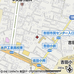 茨城県水戸市元吉田町1329-10周辺の地図