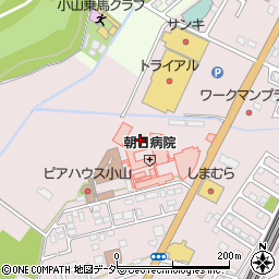 栃木県小山市喜沢652周辺の地図