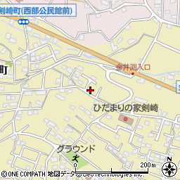 群馬県高崎市剣崎町1258-1周辺の地図