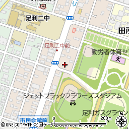 栃木県足利市西砂原後町1190周辺の地図
