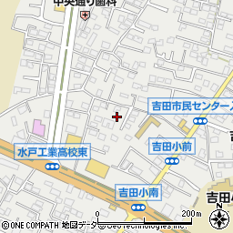 茨城県水戸市元吉田町1328-16周辺の地図