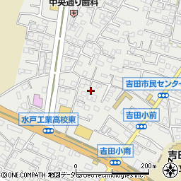 茨城県水戸市元吉田町1328-6周辺の地図