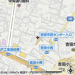 茨城県水戸市元吉田町1417-4周辺の地図