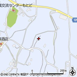 茨城県笠間市本戸周辺の地図