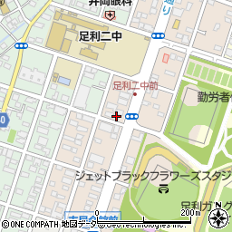 栃木県足利市西砂原後町1218周辺の地図