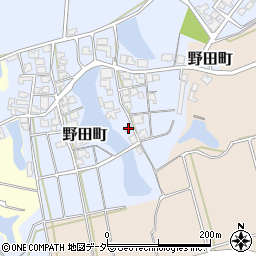 石川県加賀市野田町キ97周辺の地図