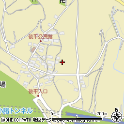 長野県小諸市菱平後平周辺の地図