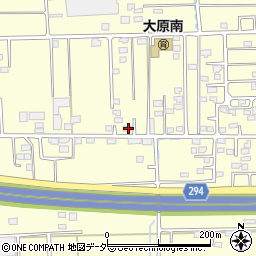 群馬県太田市大原町109-11周辺の地図