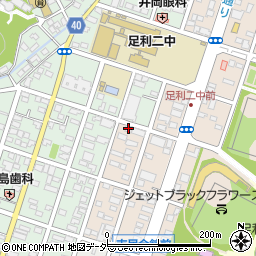 栃木県足利市西砂原後町1210周辺の地図