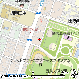 栃木県足利市西砂原後町1189周辺の地図