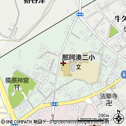 茨城県ひたちなか市富士ノ上周辺の地図