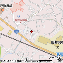 ベルプラット軽井沢周辺の地図