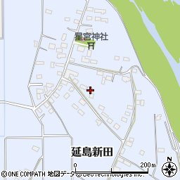 栃木県小山市延島新田586周辺の地図