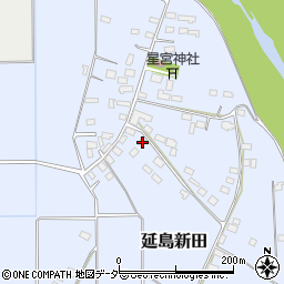 栃木県小山市延島新田657周辺の地図