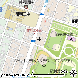 栃木県足利市西砂原後町1188周辺の地図