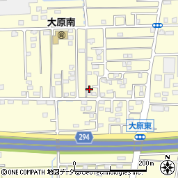 群馬県太田市大原町110-68周辺の地図