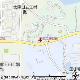 有限会社東信石販　工場周辺の地図