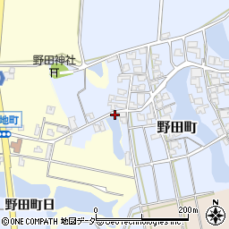 石川県加賀市宮地町タ周辺の地図