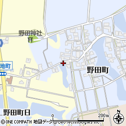 石川県加賀市宮地町（タ）周辺の地図
