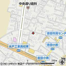 茨城県水戸市元吉田町1328-10周辺の地図