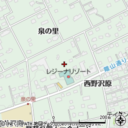 長野県北佐久郡軽井沢町軽井沢泉の里周辺の地図