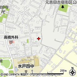 茨城県水戸市元吉田町2054周辺の地図